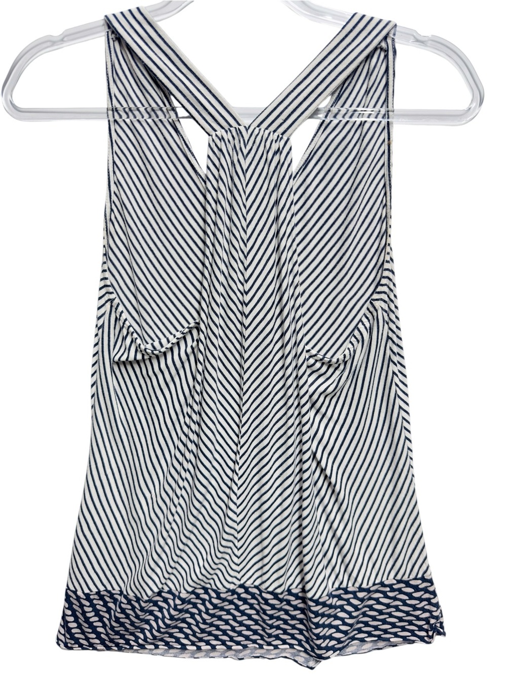 Pure Rayon Knit Drapey Halter Racerback Tank Top Tee